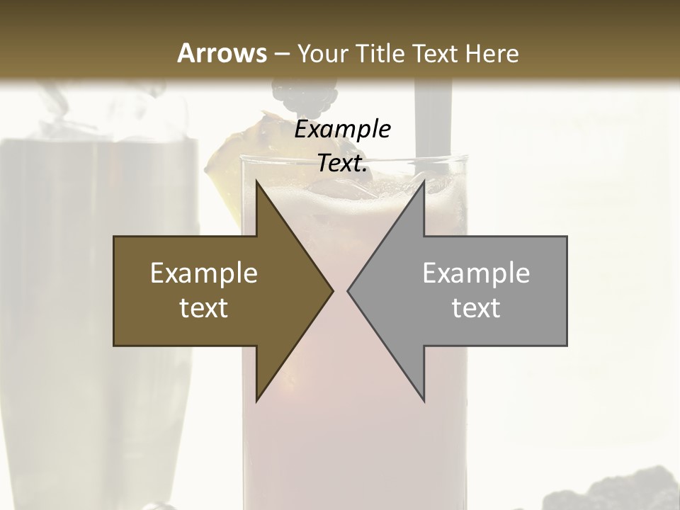 Durst Bar Black PowerPoint Template