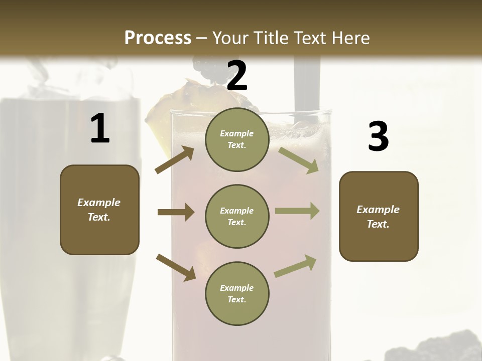 Durst Bar Black PowerPoint Template