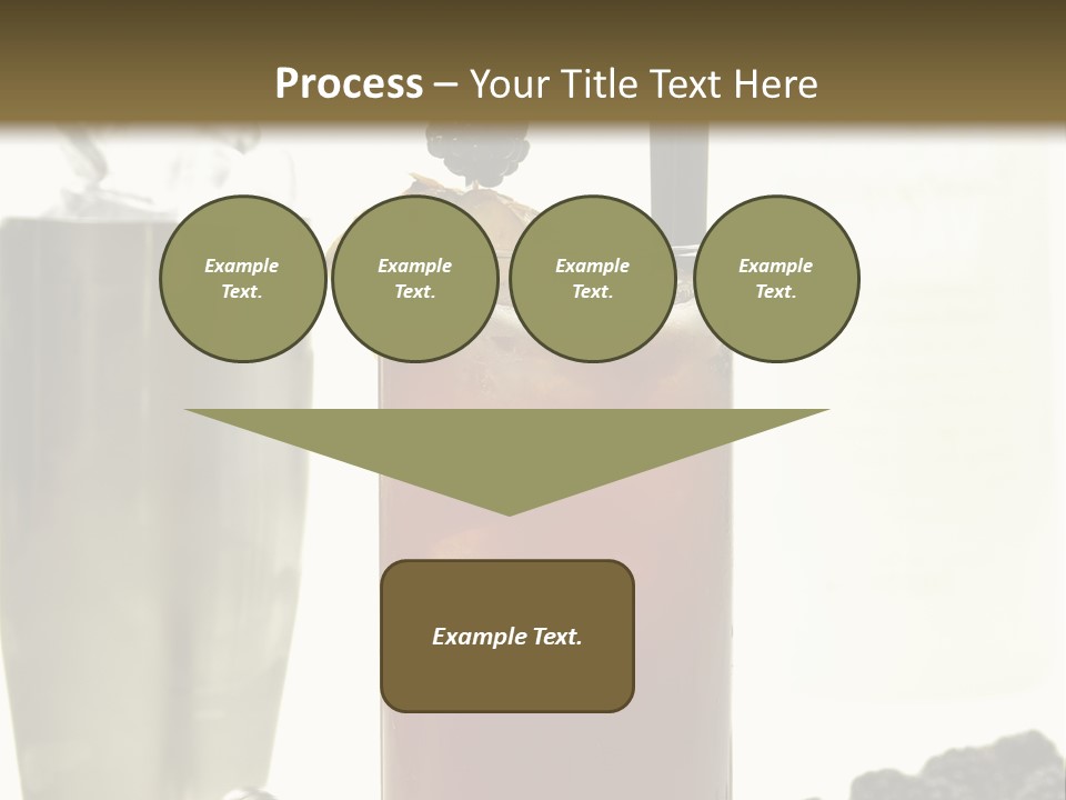 Durst Bar Black PowerPoint Template