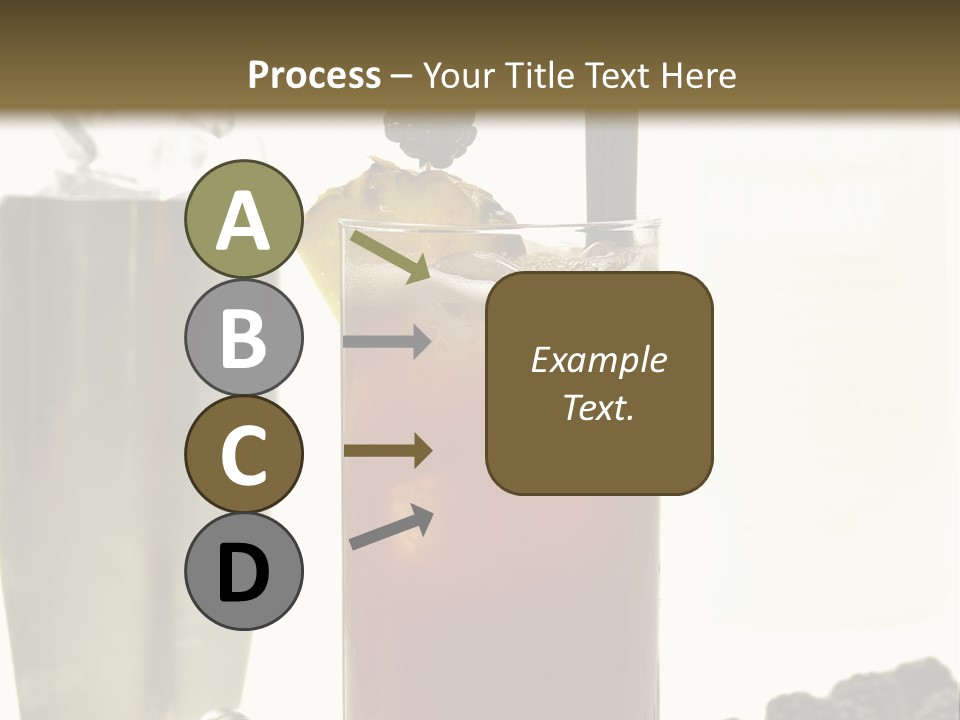 Durst Bar Black PowerPoint Template