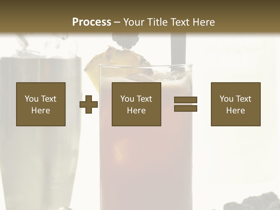 Durst Bar Black PowerPoint Template