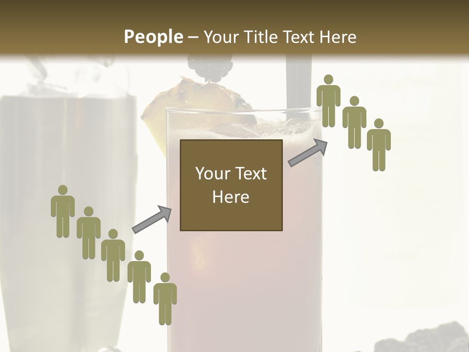 Durst Bar Black PowerPoint Template