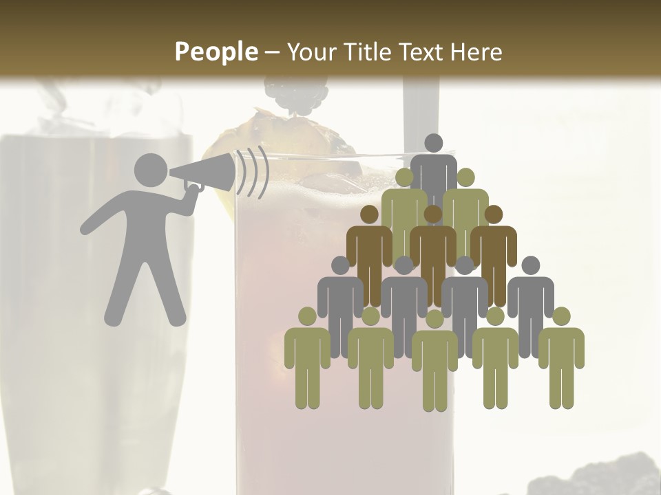 Durst Bar Black PowerPoint Template