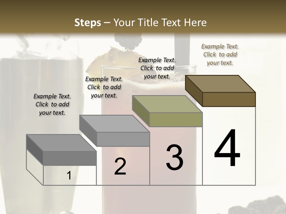 Durst Bar Black PowerPoint Template