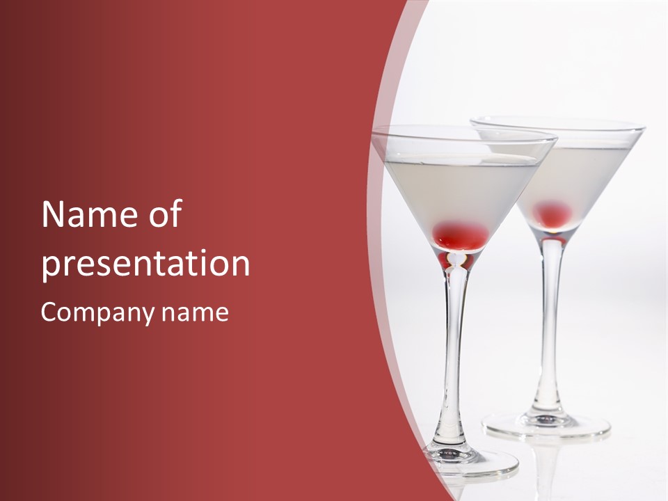 Delicious Beverage Drinks PowerPoint Template