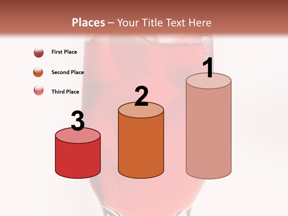 Drink Ice Cocktail PowerPoint Template