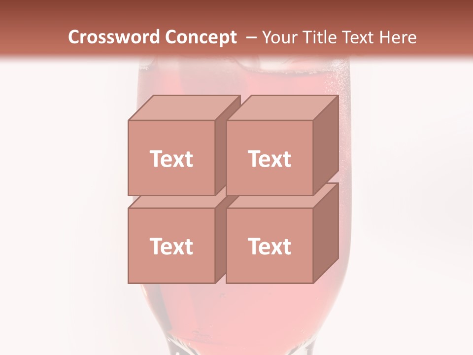 Drink Ice Cocktail PowerPoint Template