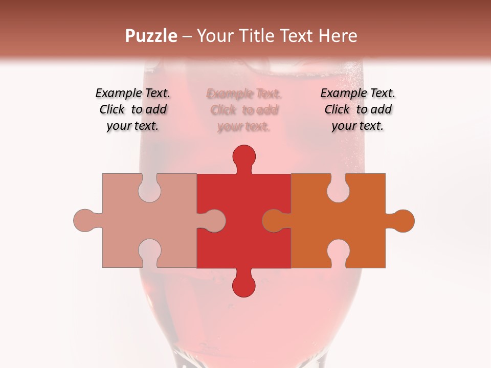 Drink Ice Cocktail PowerPoint Template