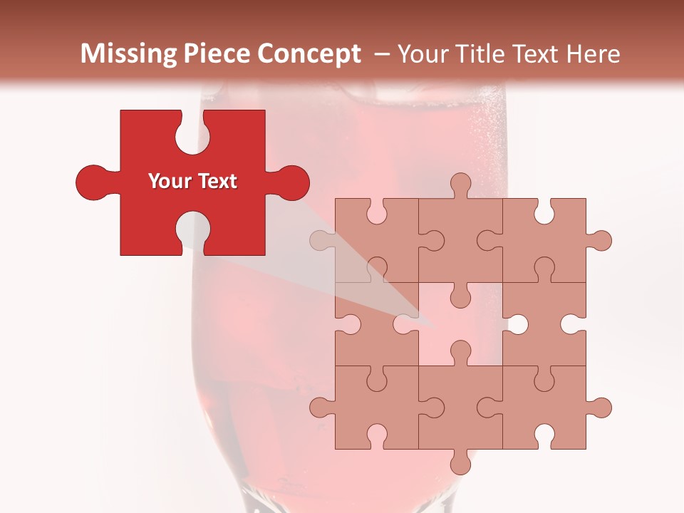 Drink Ice Cocktail PowerPoint Template