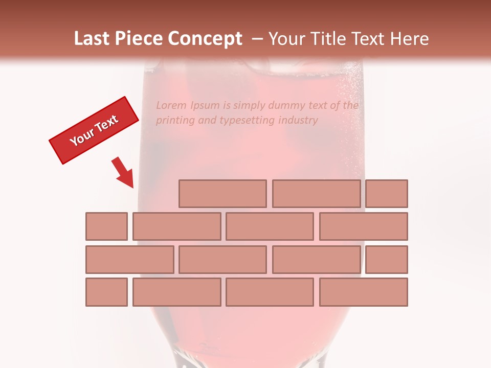 Drink Ice Cocktail PowerPoint Template