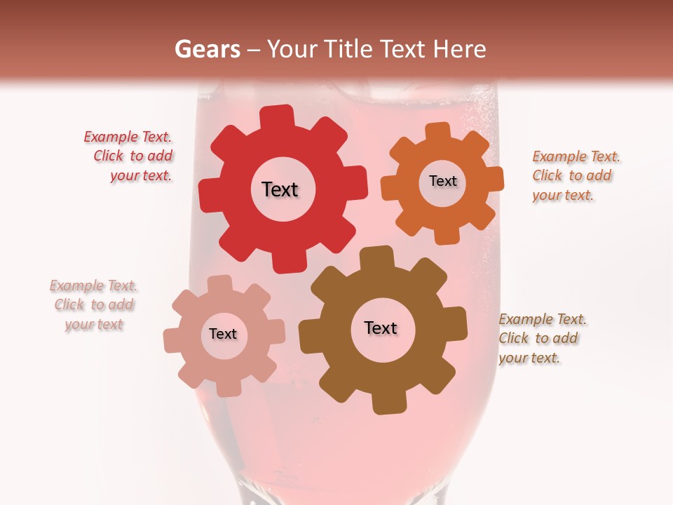 Drink Ice Cocktail PowerPoint Template