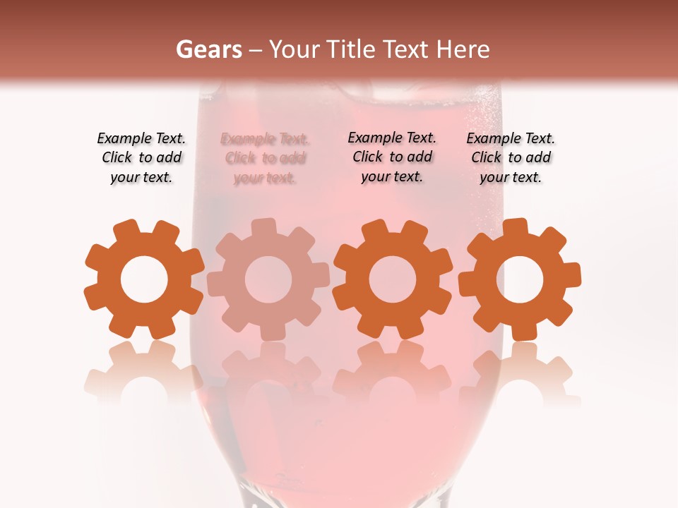 Drink Ice Cocktail PowerPoint Template