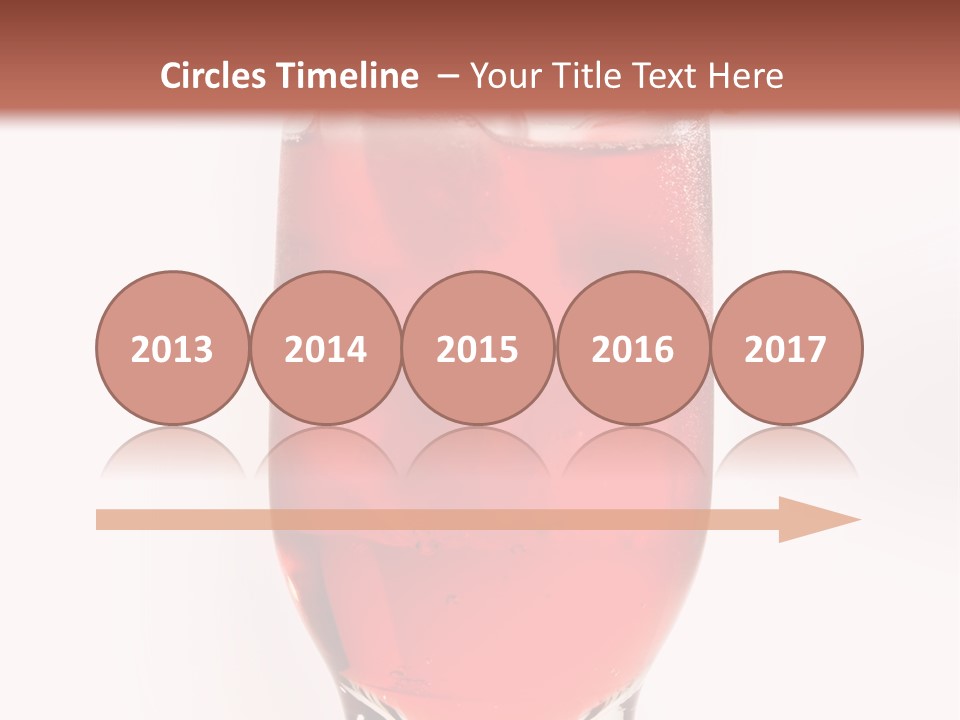 Drink Ice Cocktail PowerPoint Template