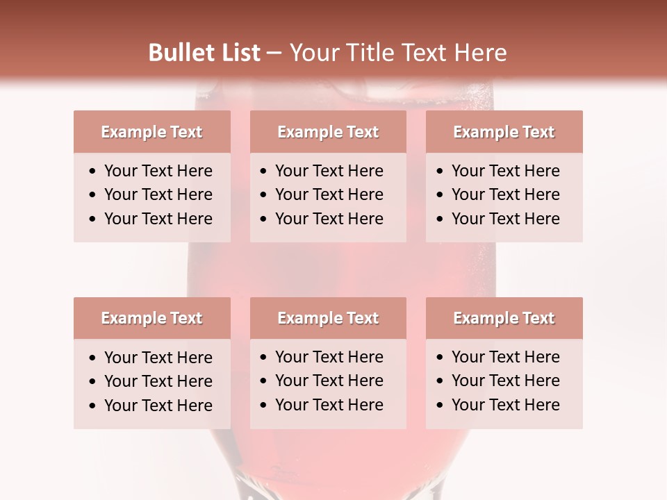 Drink Ice Cocktail PowerPoint Template