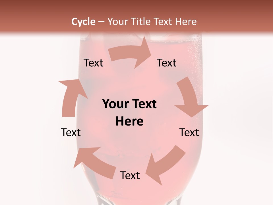 Drink Ice Cocktail PowerPoint Template