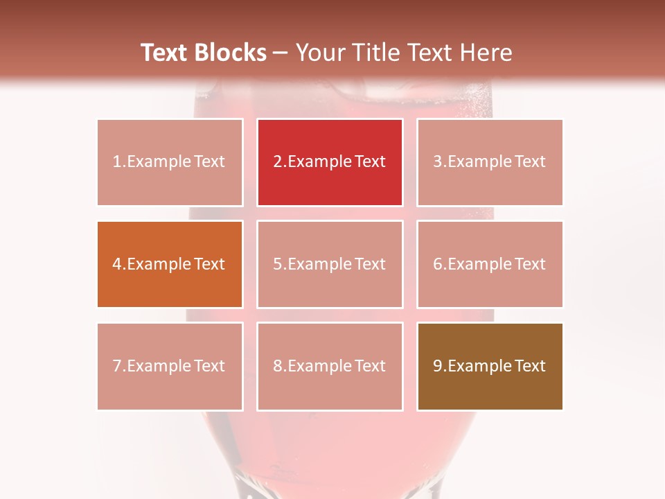 Drink Ice Cocktail PowerPoint Template