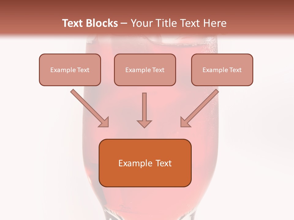 Drink Ice Cocktail PowerPoint Template