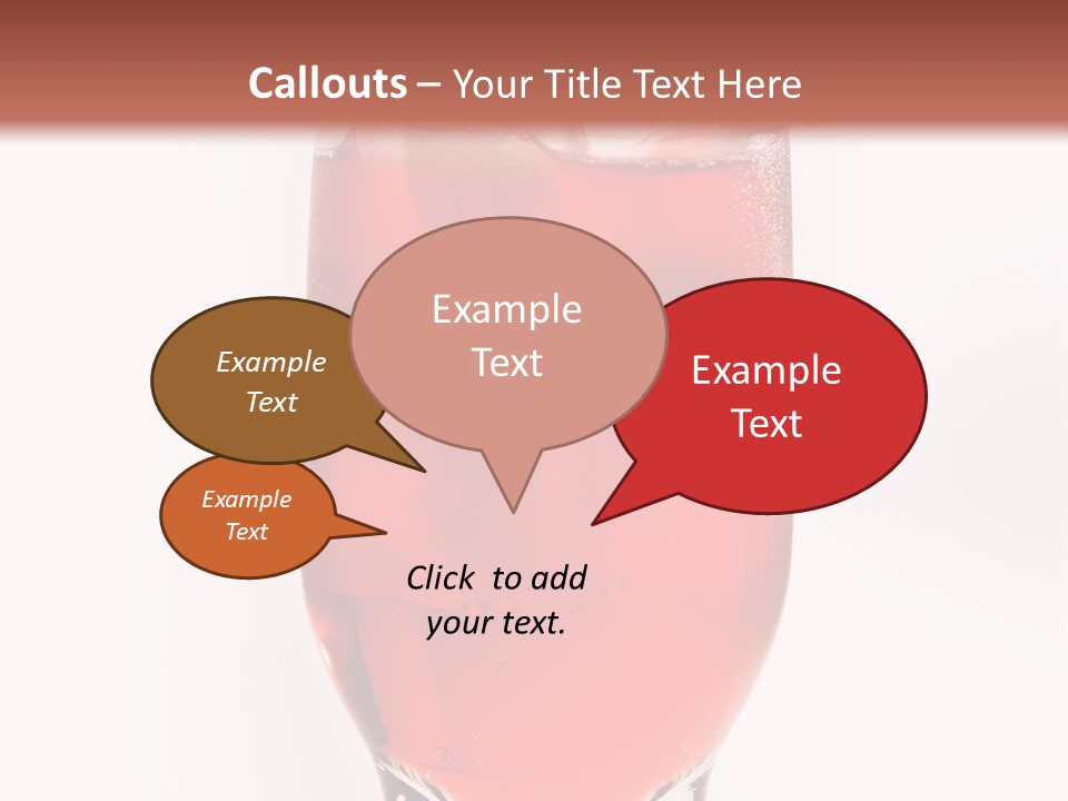 Drink Ice Cocktail PowerPoint Template