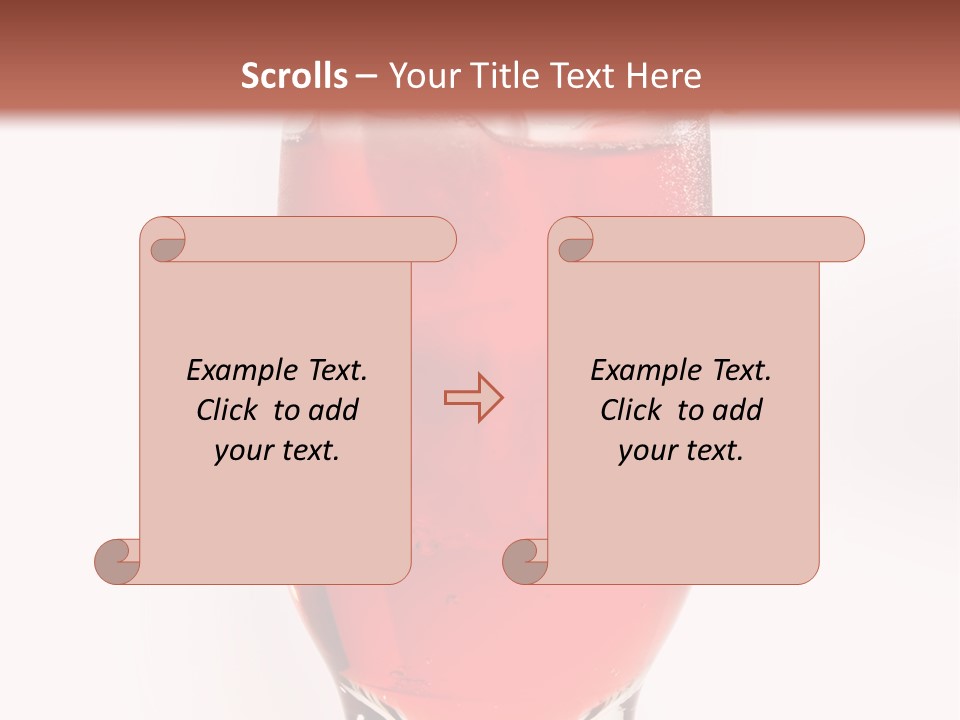 Drink Ice Cocktail PowerPoint Template