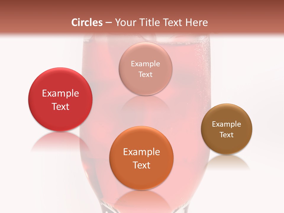 Drink Ice Cocktail PowerPoint Template