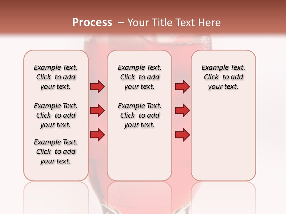 Drink Ice Cocktail PowerPoint Template
