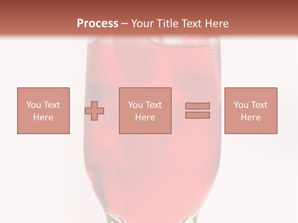 Drink Ice Cocktail PowerPoint Template