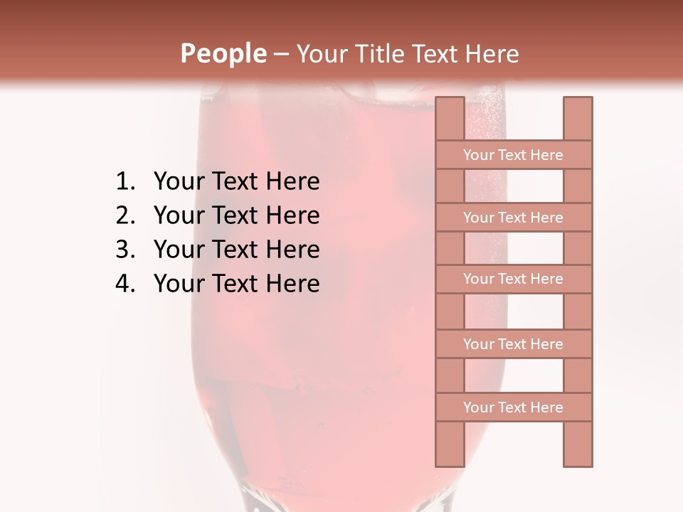 Drink Ice Cocktail PowerPoint Template