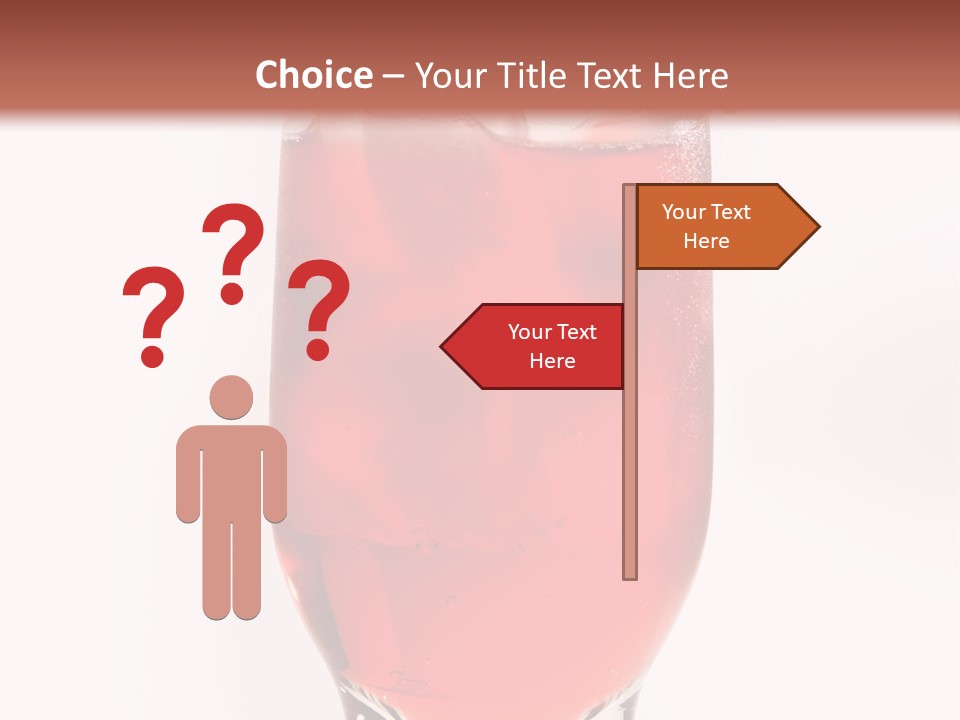Drink Ice Cocktail PowerPoint Template