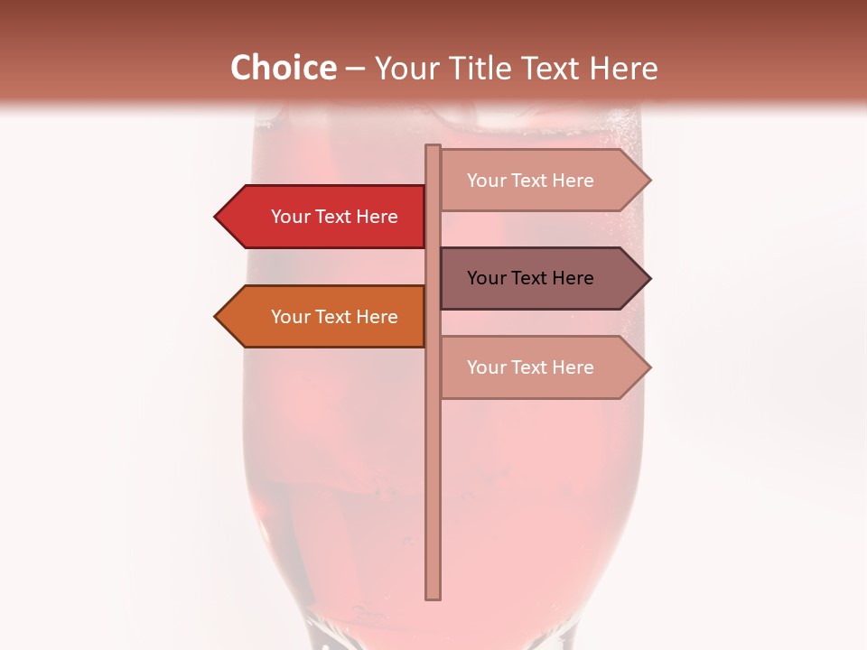 Drink Ice Cocktail PowerPoint Template