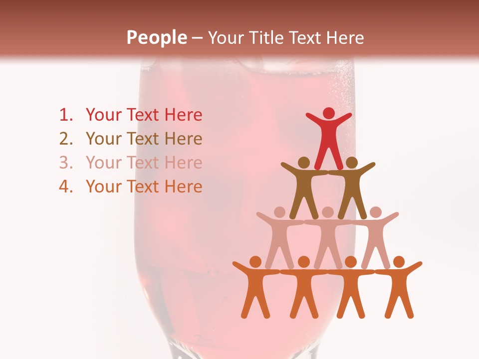 Drink Ice Cocktail PowerPoint Template