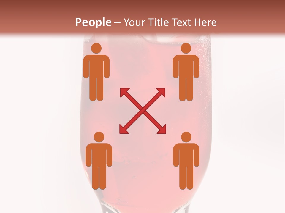 Drink Ice Cocktail PowerPoint Template