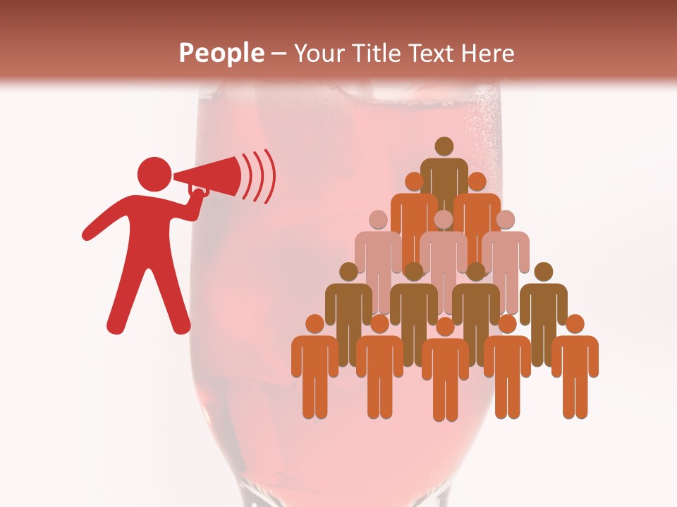 Drink Ice Cocktail PowerPoint Template