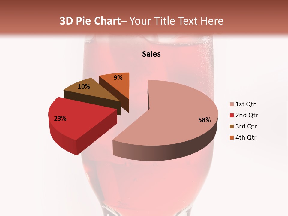 Drink Ice Cocktail PowerPoint Template