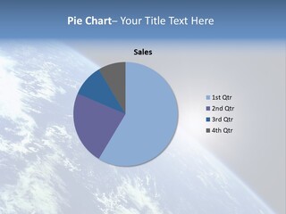 Melting Outer Blue PowerPoint Template