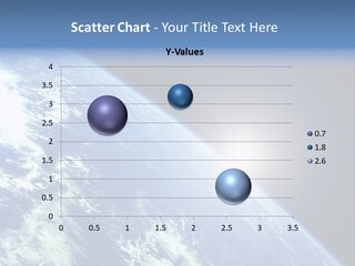 Melting Outer Blue PowerPoint Template