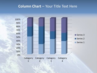 Melting Outer Blue PowerPoint Template