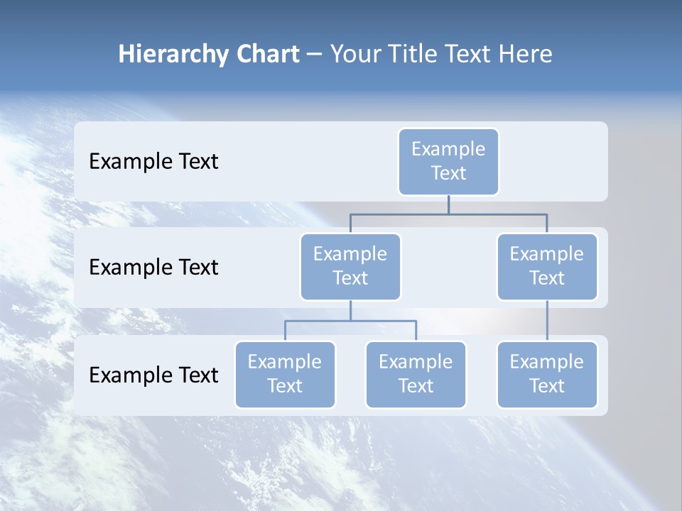 Melting Outer Blue PowerPoint Template