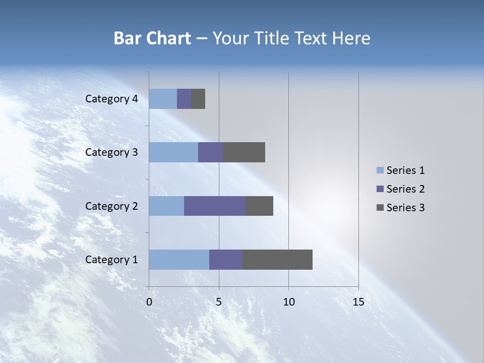 Melting Outer Blue PowerPoint Template