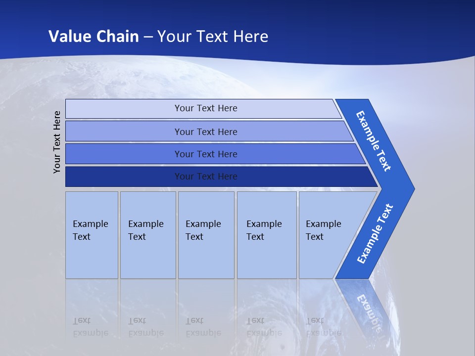 Satellite View Ocean PowerPoint Template