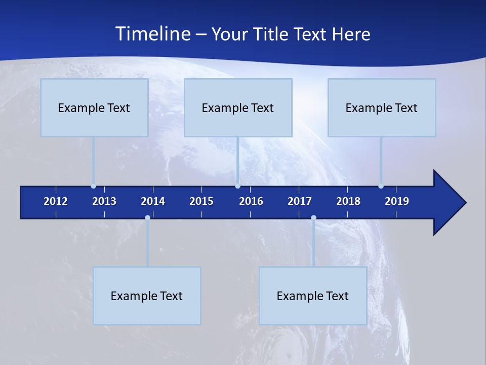 Satellite View Ocean PowerPoint Template