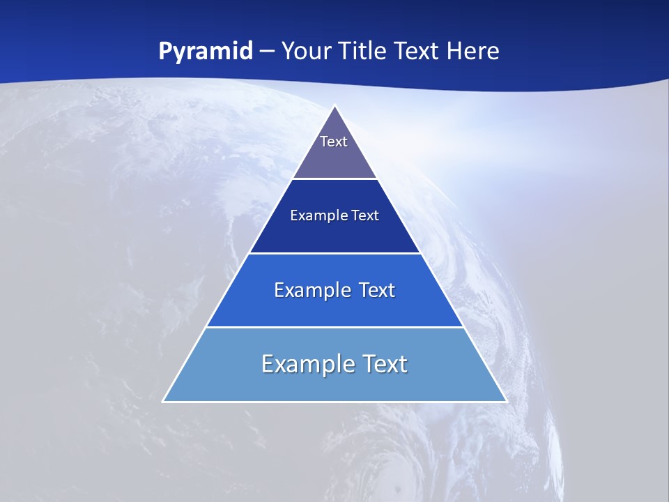 Satellite View Ocean PowerPoint Template