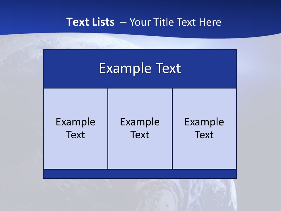 Satellite View Ocean PowerPoint Template