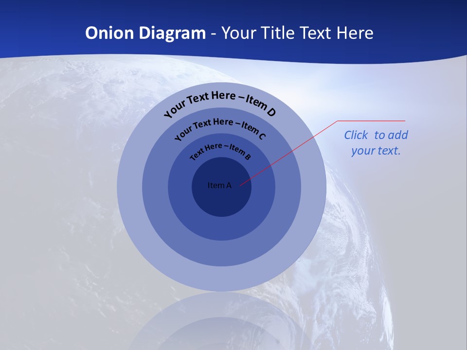 Satellite View Ocean PowerPoint Template