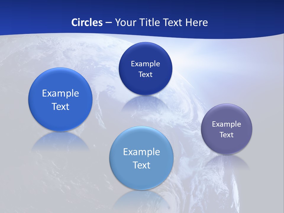 Satellite View Ocean PowerPoint Template