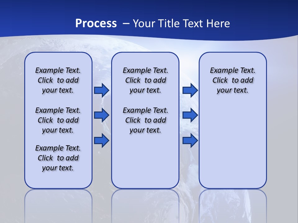 Satellite View Ocean PowerPoint Template