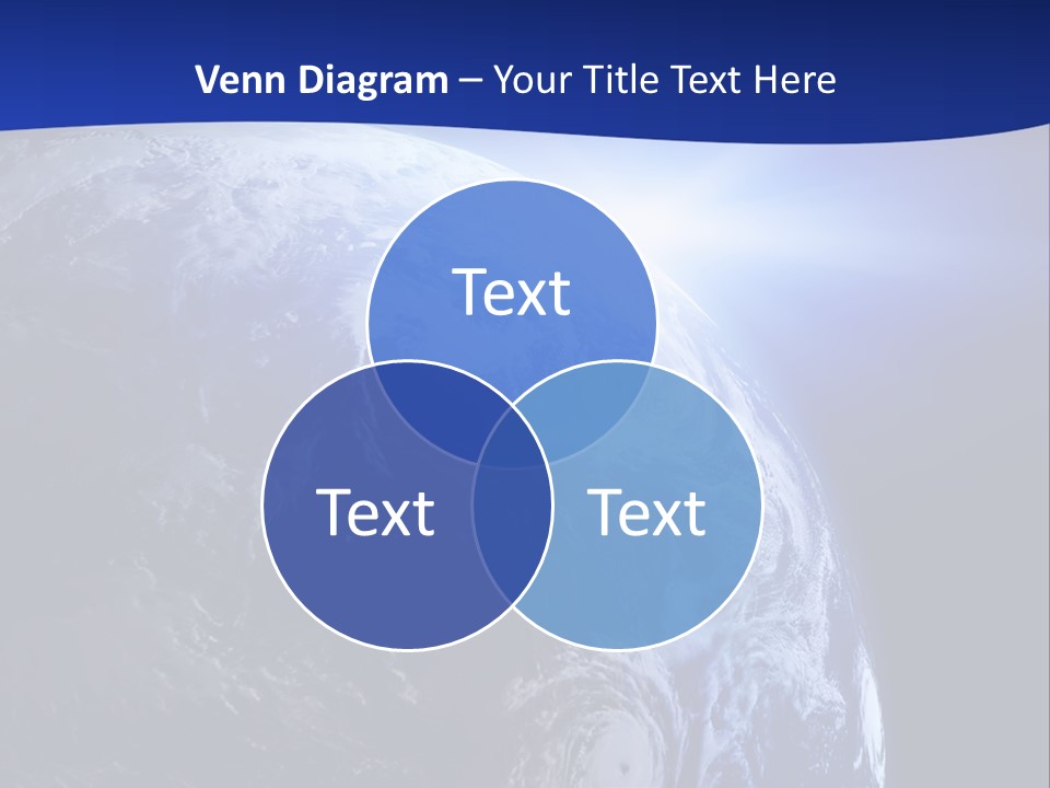Satellite View Ocean PowerPoint Template