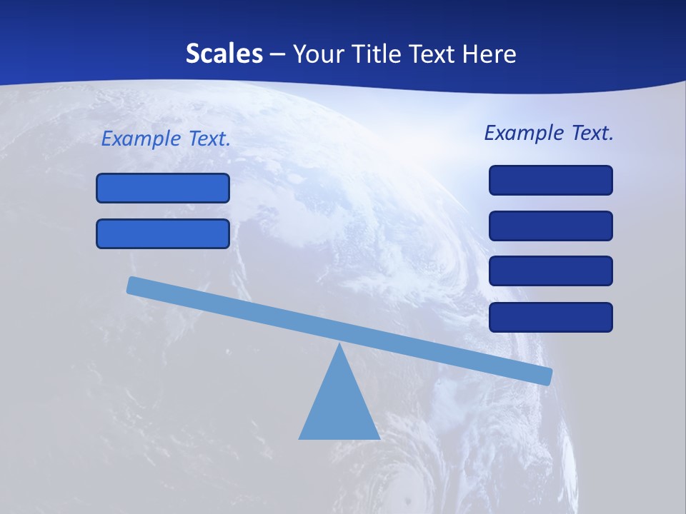 Satellite View Ocean PowerPoint Template