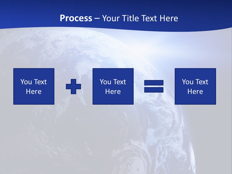 Satellite View Ocean PowerPoint Template