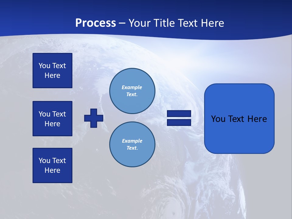 Satellite View Ocean PowerPoint Template