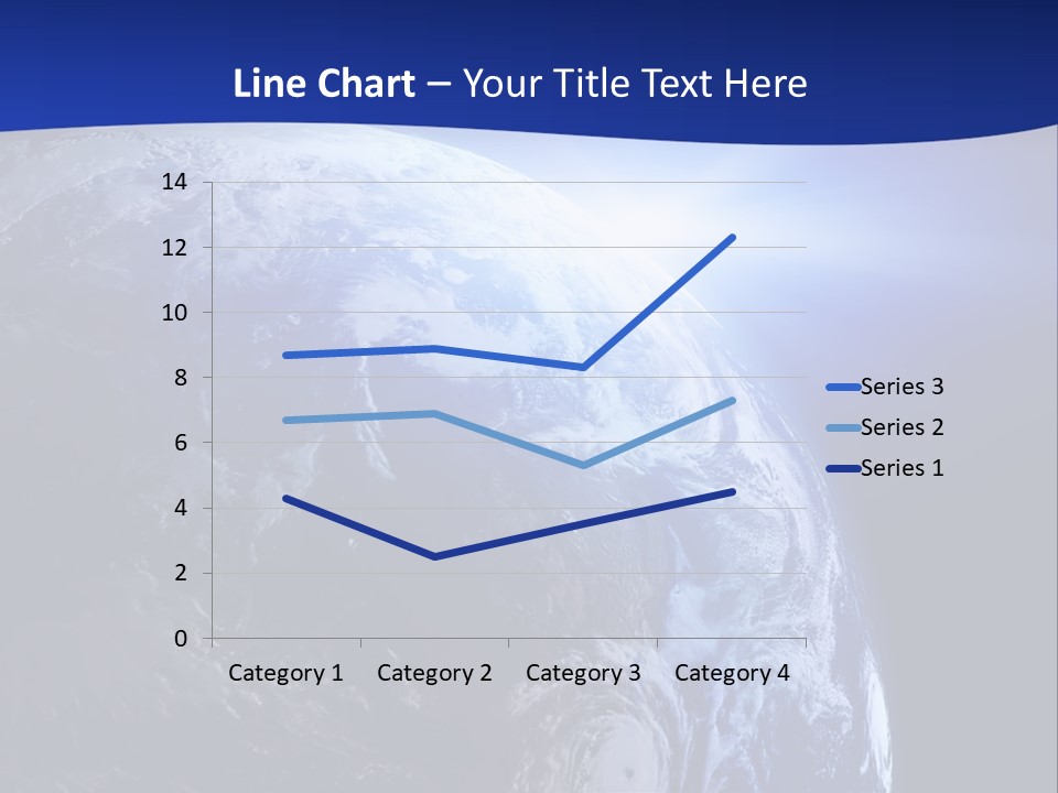 Satellite View Ocean PowerPoint Template